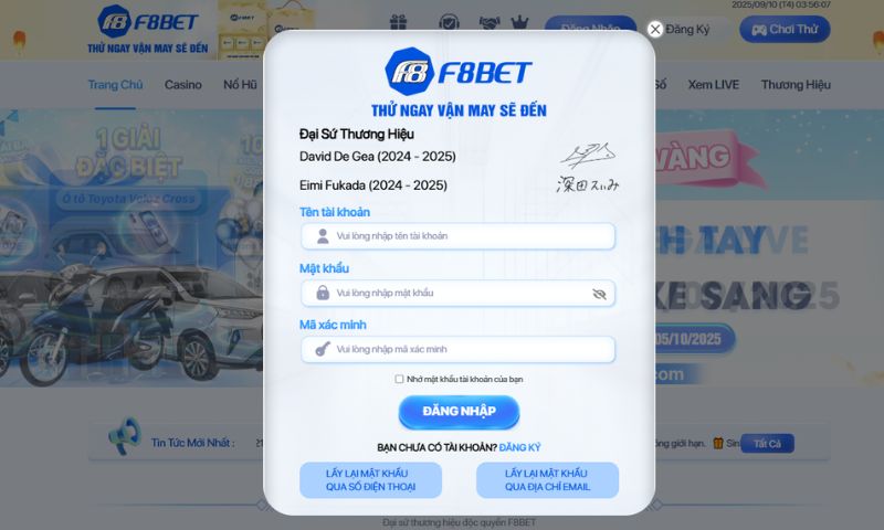 Chỉ dẫn từng bước để đăng nhập F8BET thành công Chỉ dẫn từng bước để đăng nhập F8BET thành công
